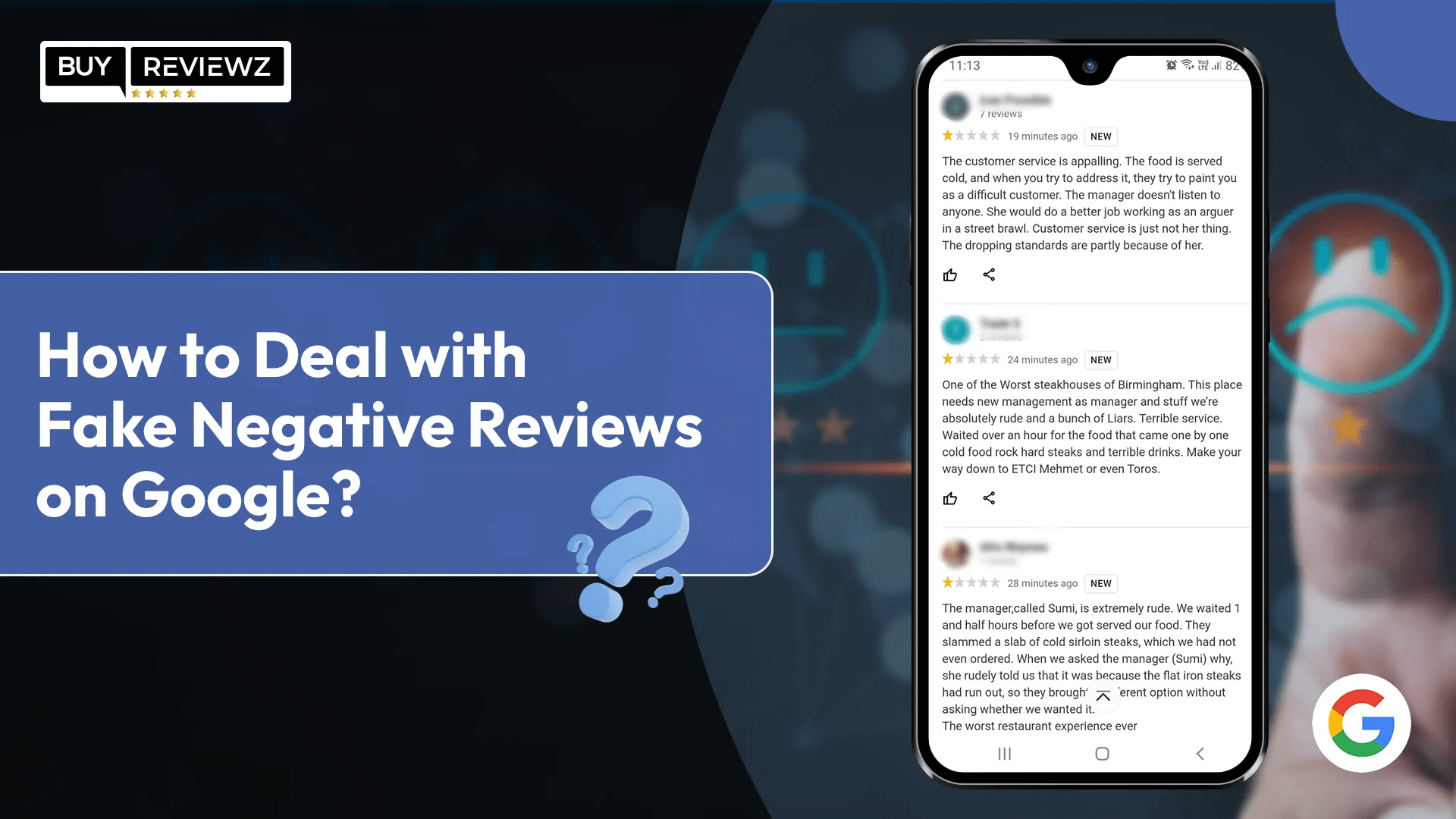 How To Deal With Fake Negative Reviews On Google